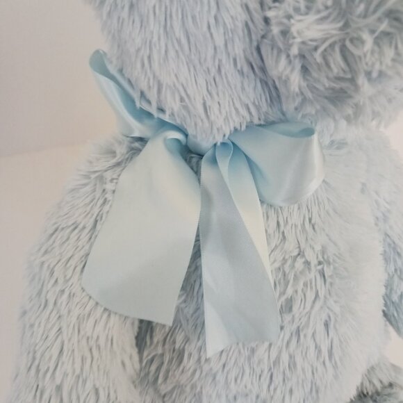 The Bearington Collection 14” Baby’s First Bear Teddy Blue Stuffed Plush Lovey - Picture 3 of 9